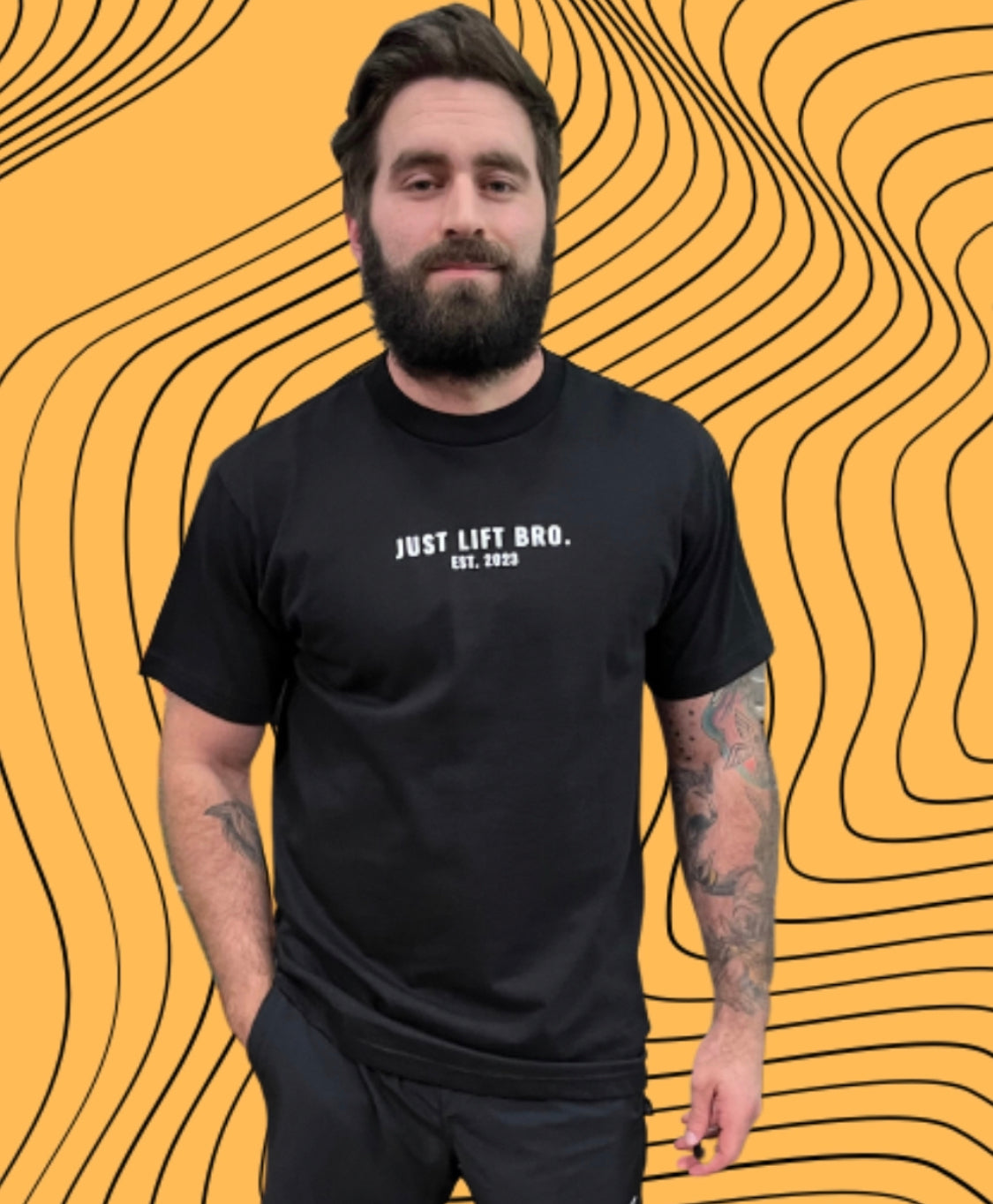 Just Lift Bro. Basic Tee