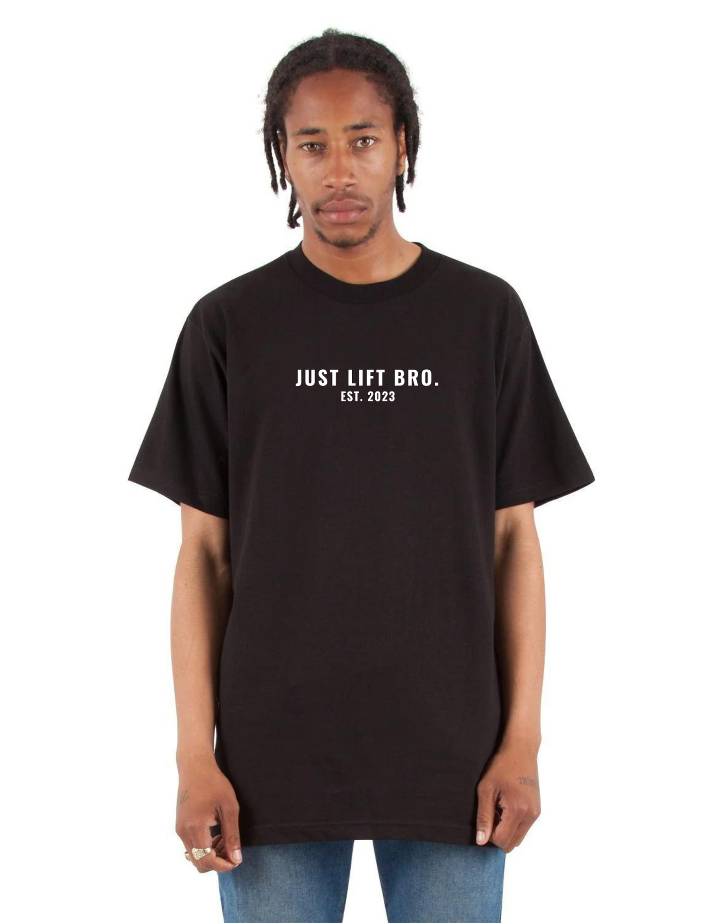 Just Lift Bro. Basic Tee