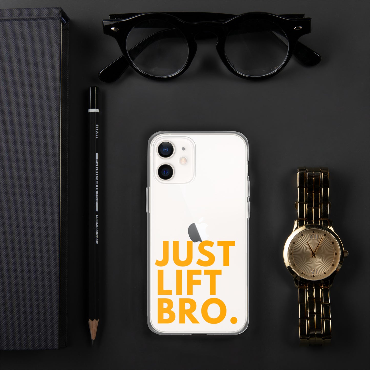 Just Lift Bro. Clear iPhone Case