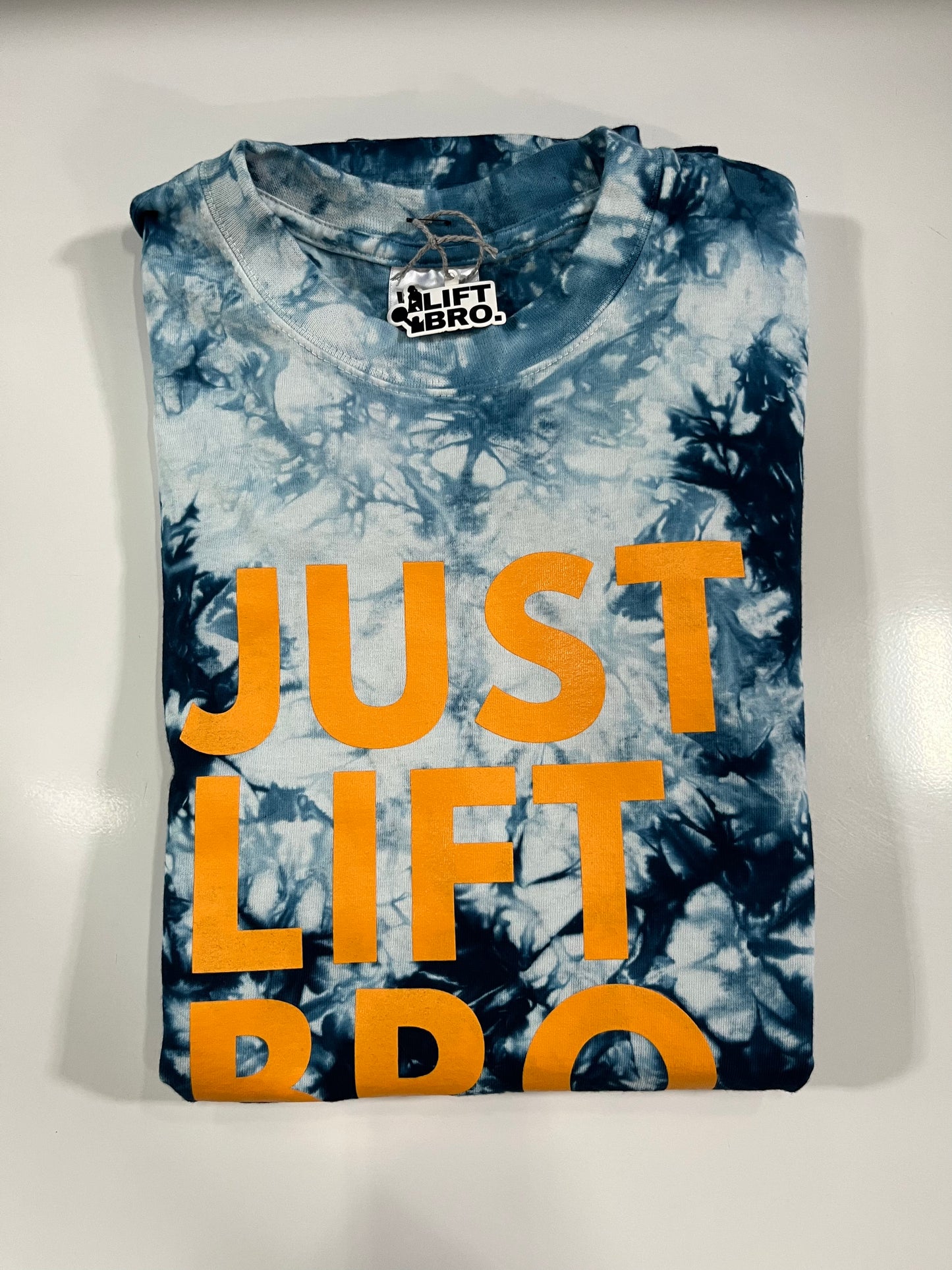Just Lift Bro. Original Oversized Tie-Dye Tee