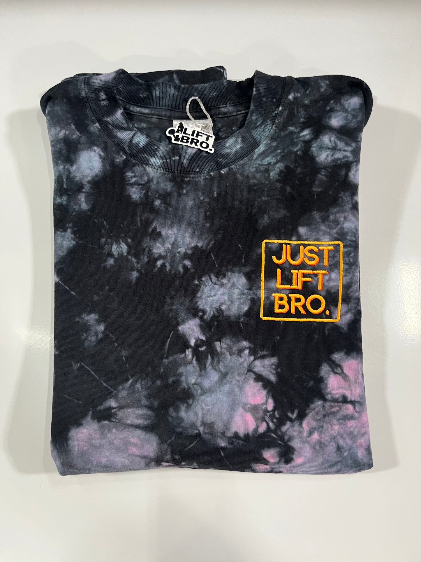 Just Lift Bro. Oversized Tie-Dye Tee