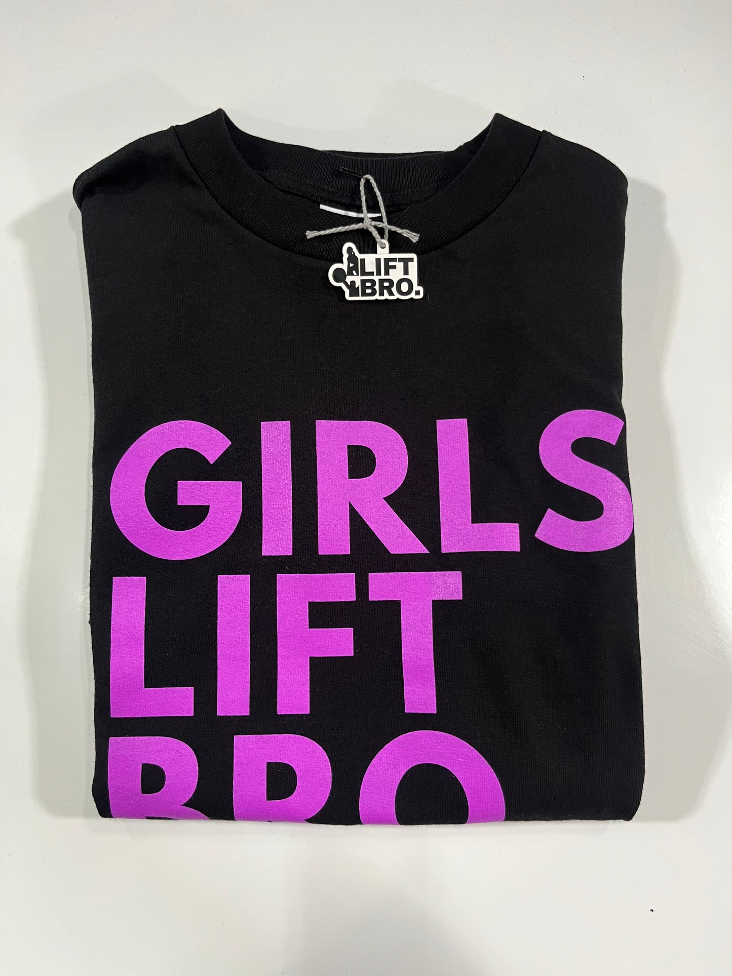 Girls Lift Bro. Pink Original Tee