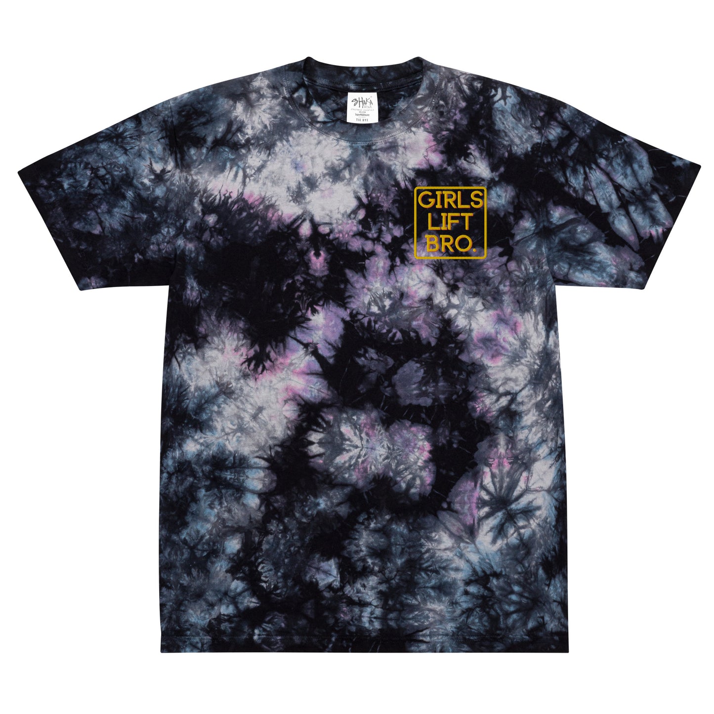 Girls Lift Bro. Oversized Tie-Dye Tee