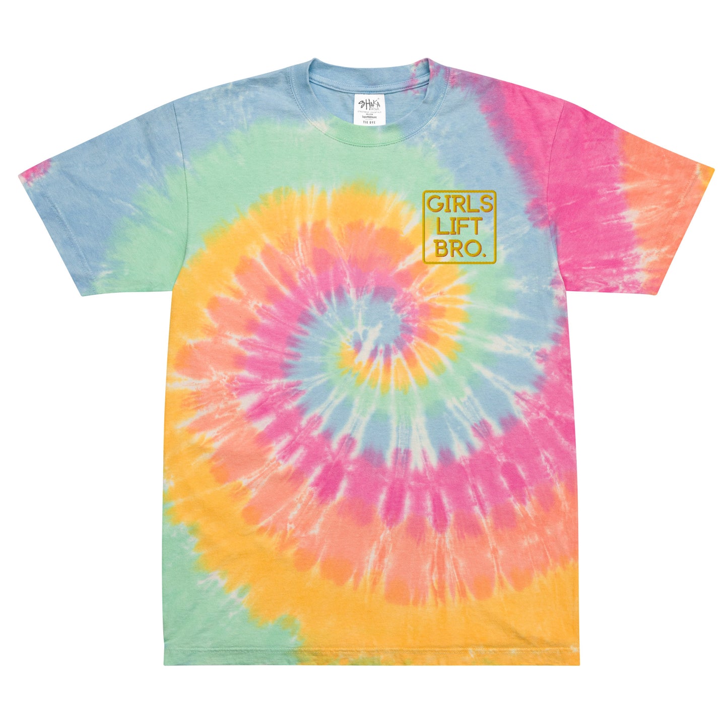 Girls Lift Bro. Oversized Tie-Dye Tee