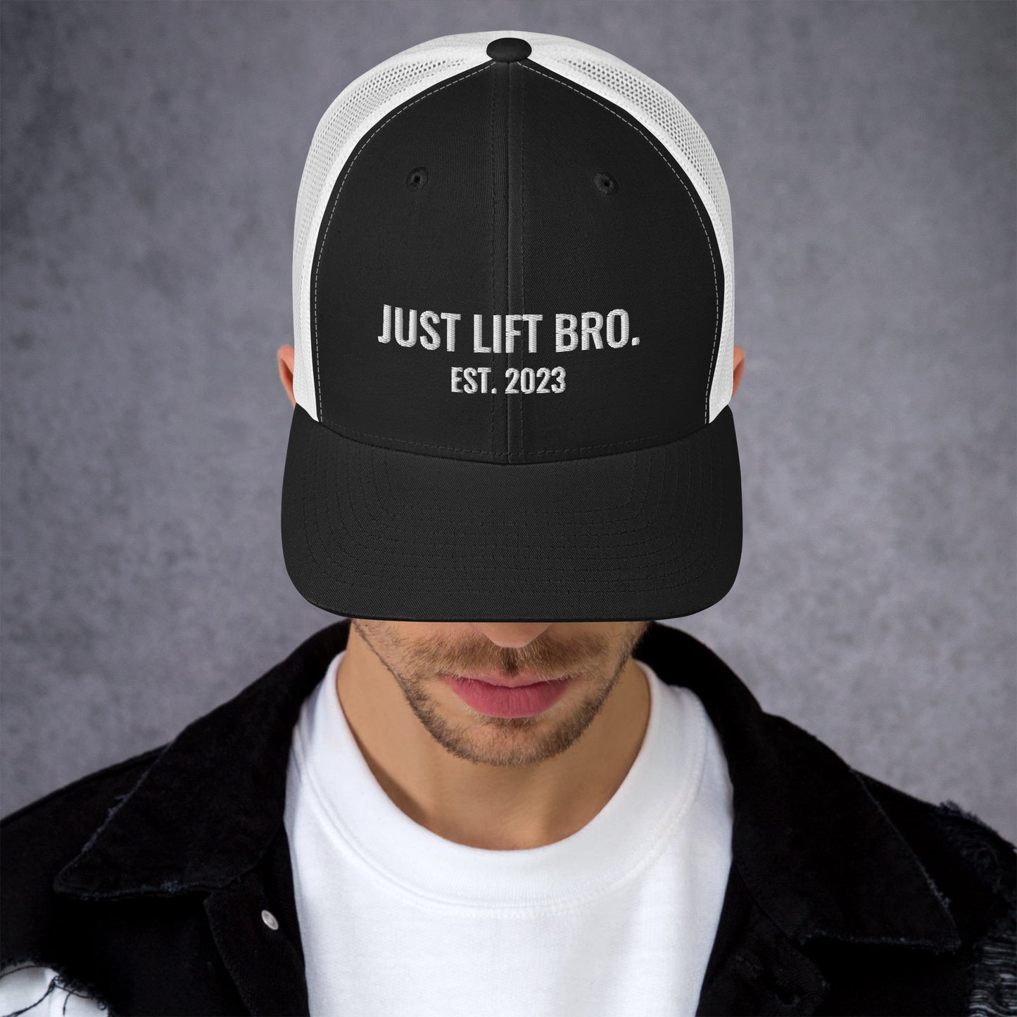 Just Lift Bro. Trucker Cap