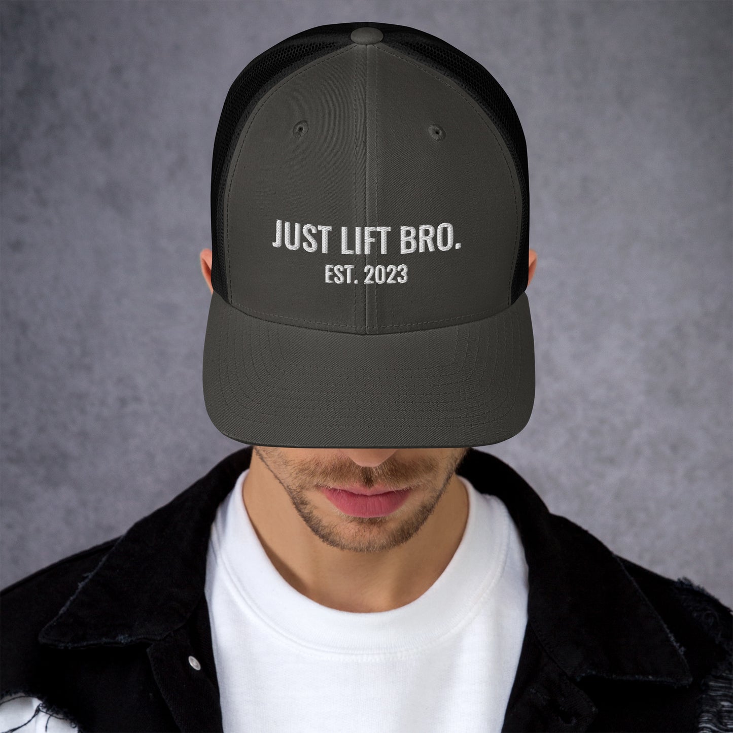 Just Lift Bro. Trucker Cap