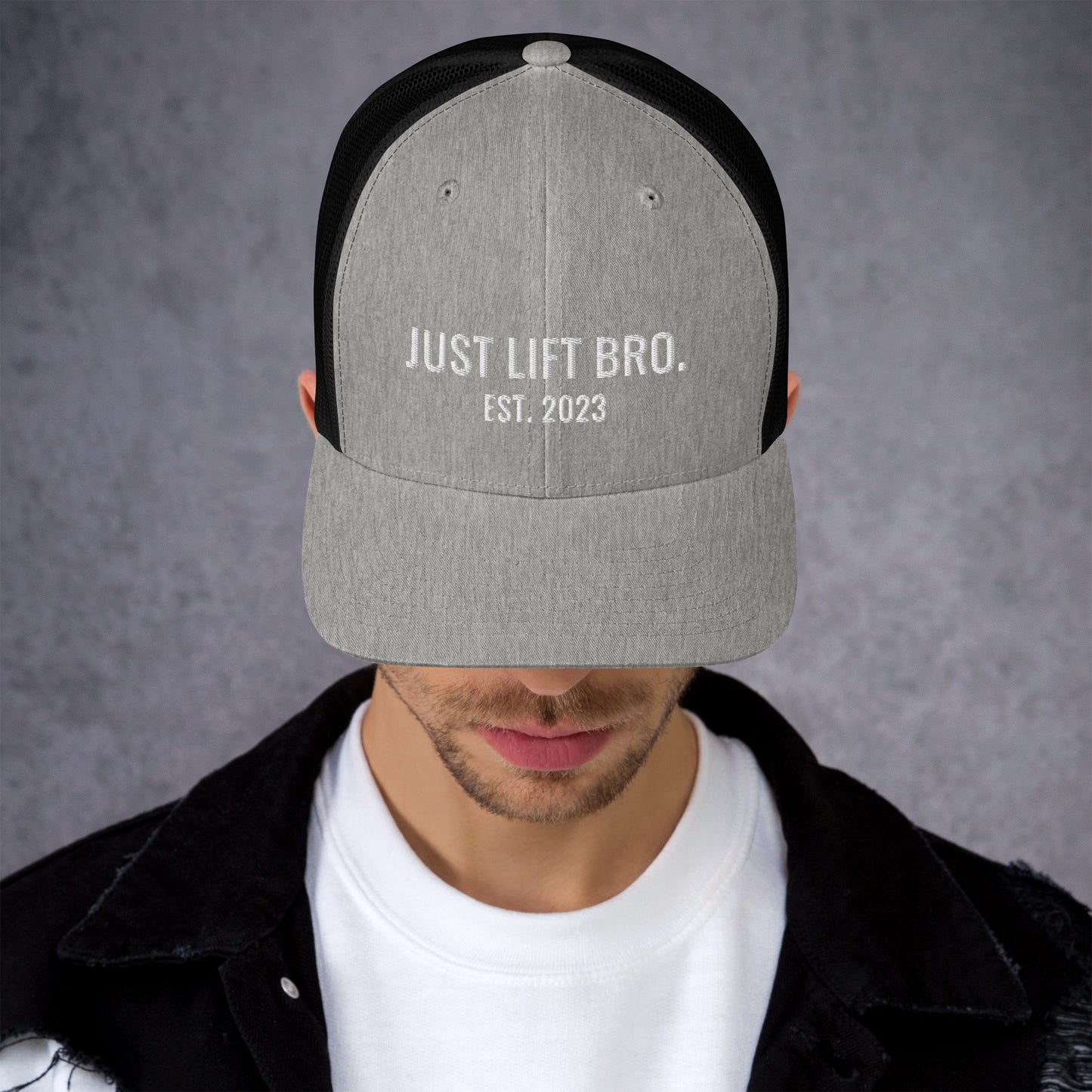 Just Lift Bro. Trucker Cap