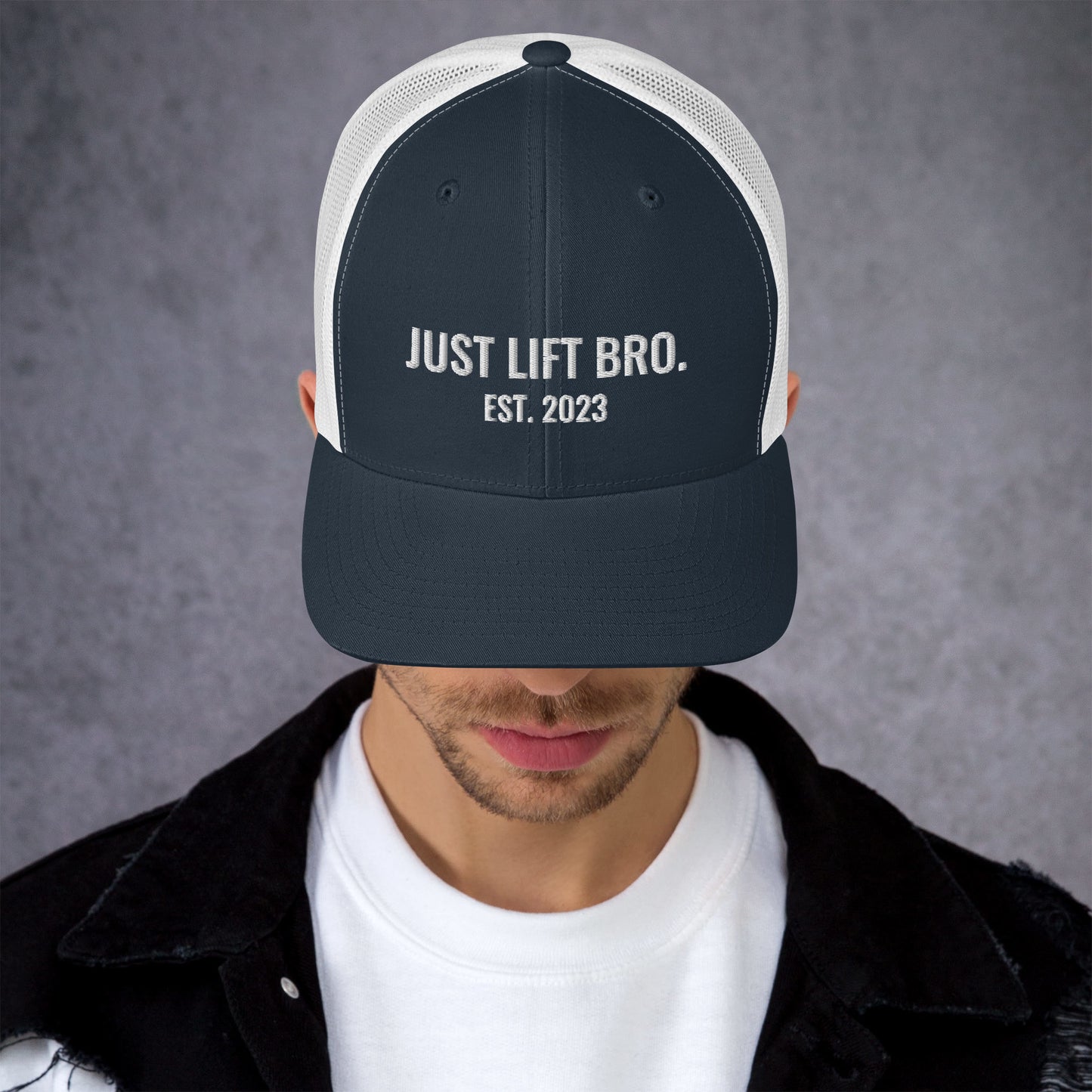 Just Lift Bro. Trucker Cap