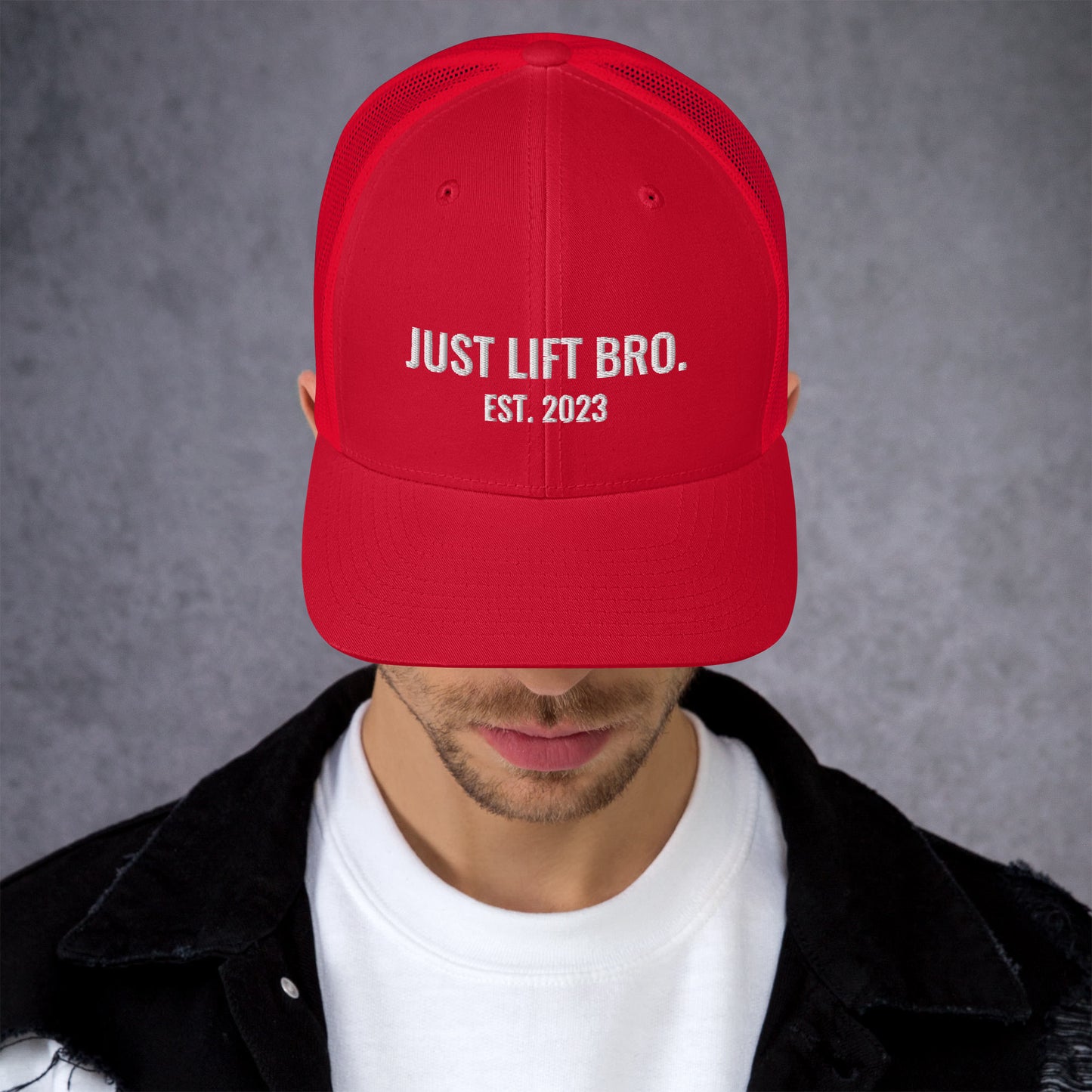 Just Lift Bro. Trucker Cap