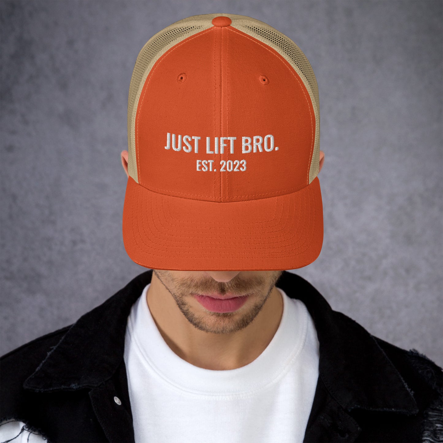 Just Lift Bro. Trucker Cap