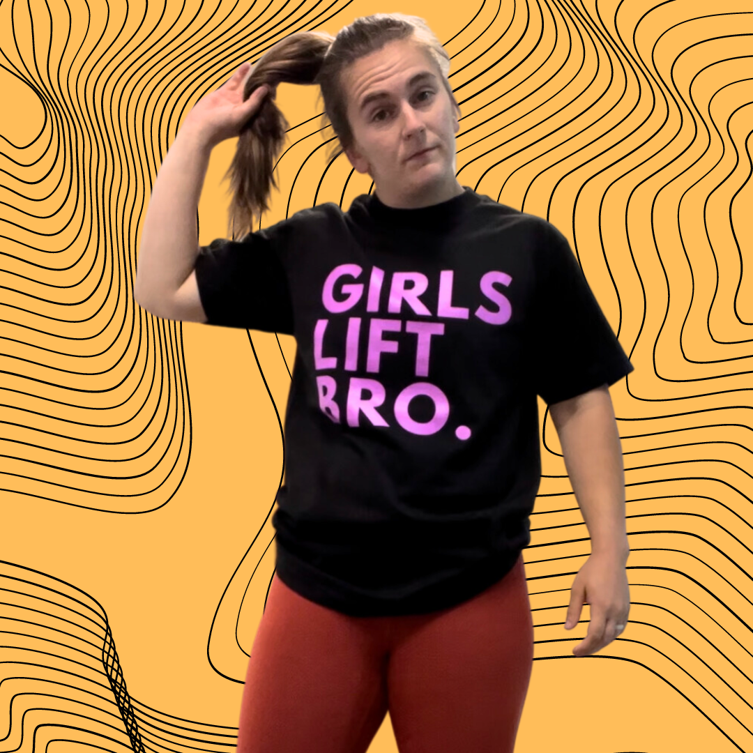 Girls Lift Bro. Pink Original Tee