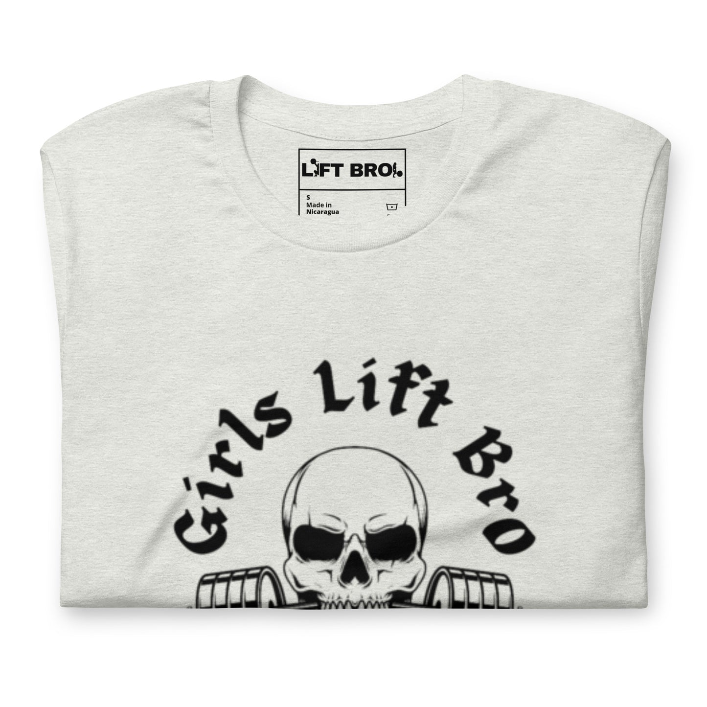 Girls Lift Bro. Skull Tee