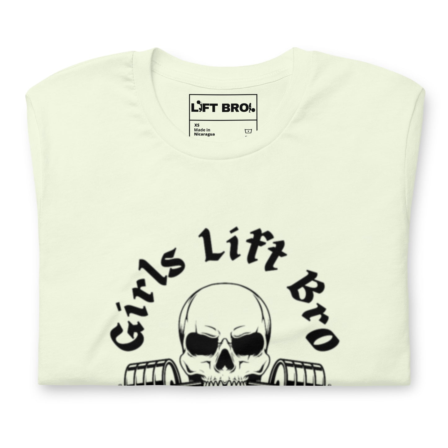 Girls Lift Bro. Skull Tee