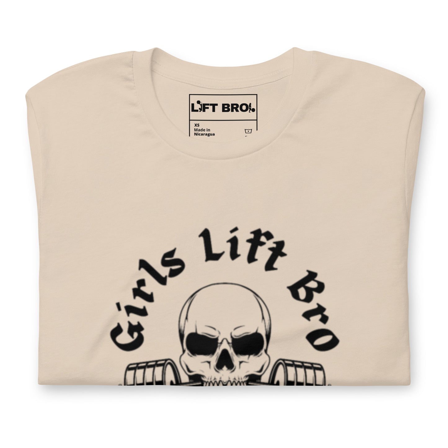 Girls Lift Bro. Skull Tee