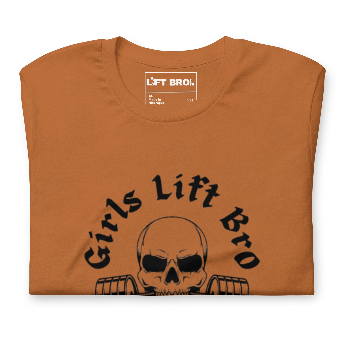Girls Lift Bro. Skull Tee