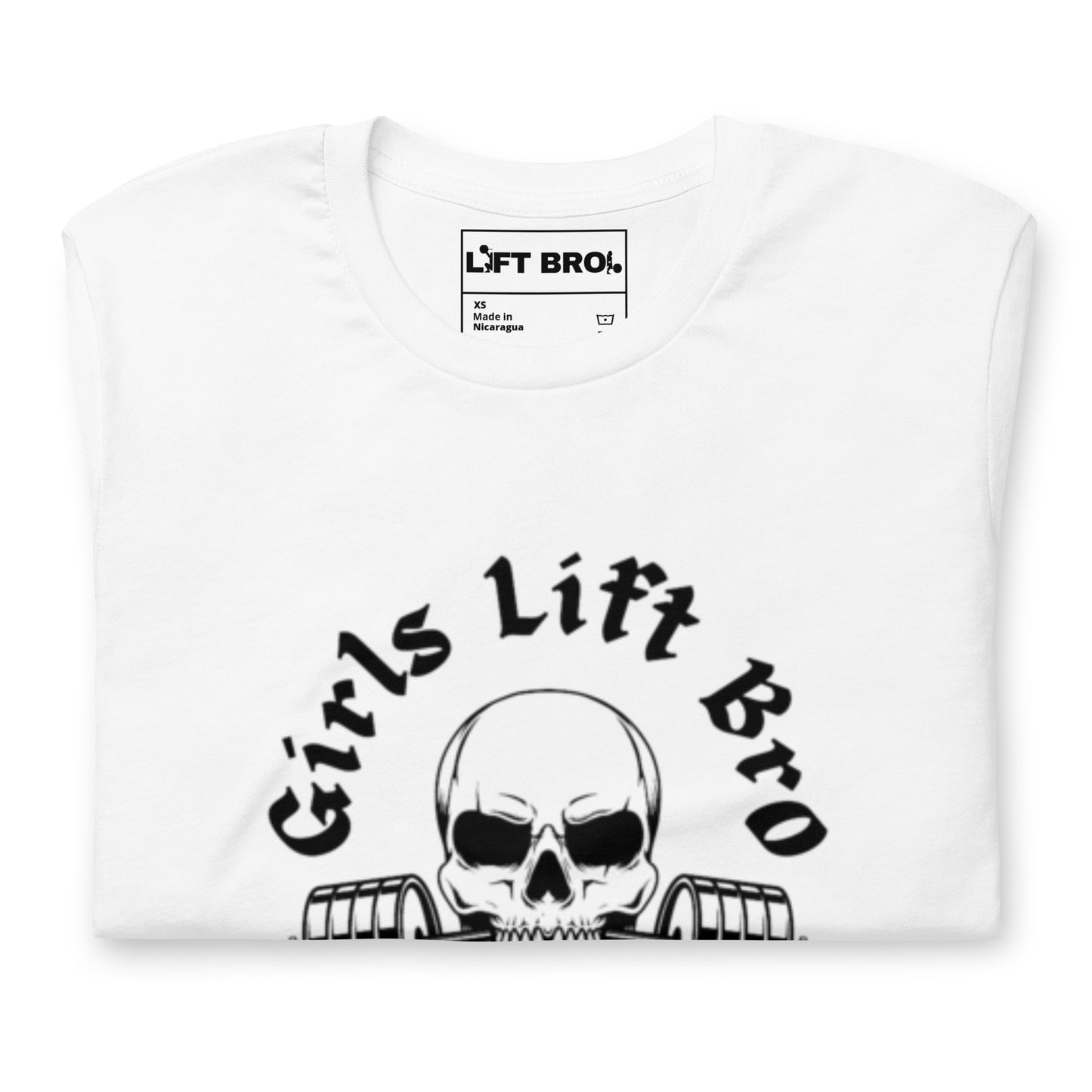 Girls Lift Bro. Skull Tee