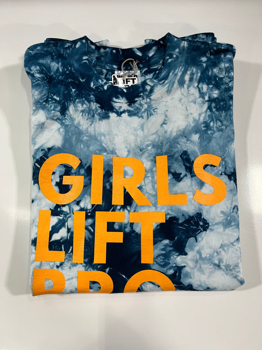 Girls Lift Bro. Original Oversized Tie-Dye Tee