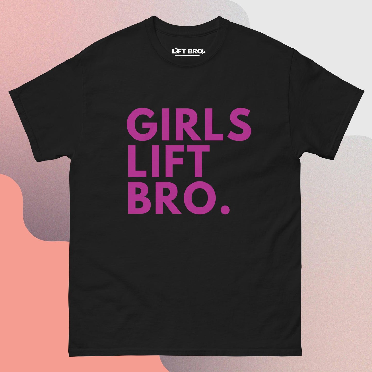Girls Lift Bro. Pink Original Tee