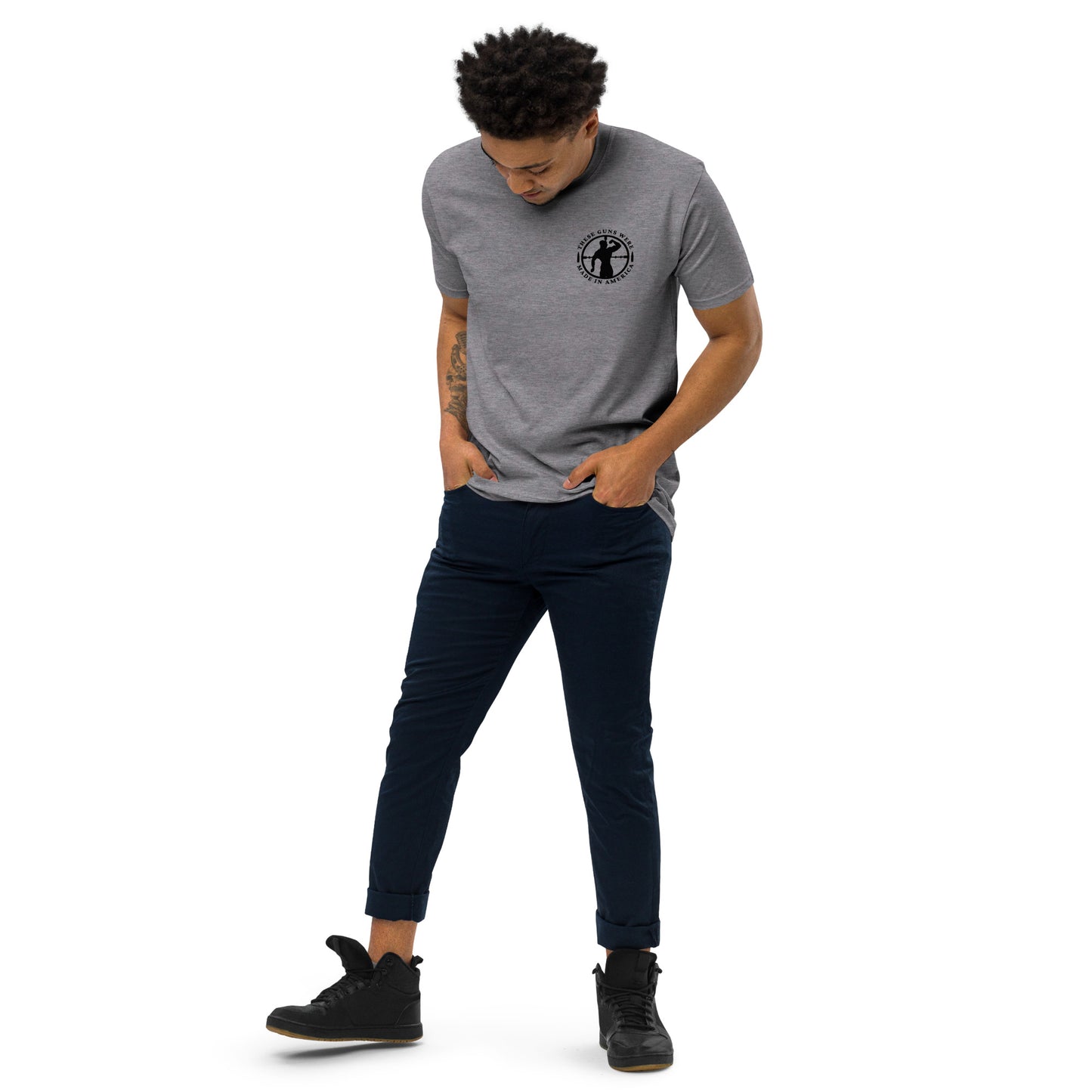 These Guns Men's Pocket Heavyweight Tee