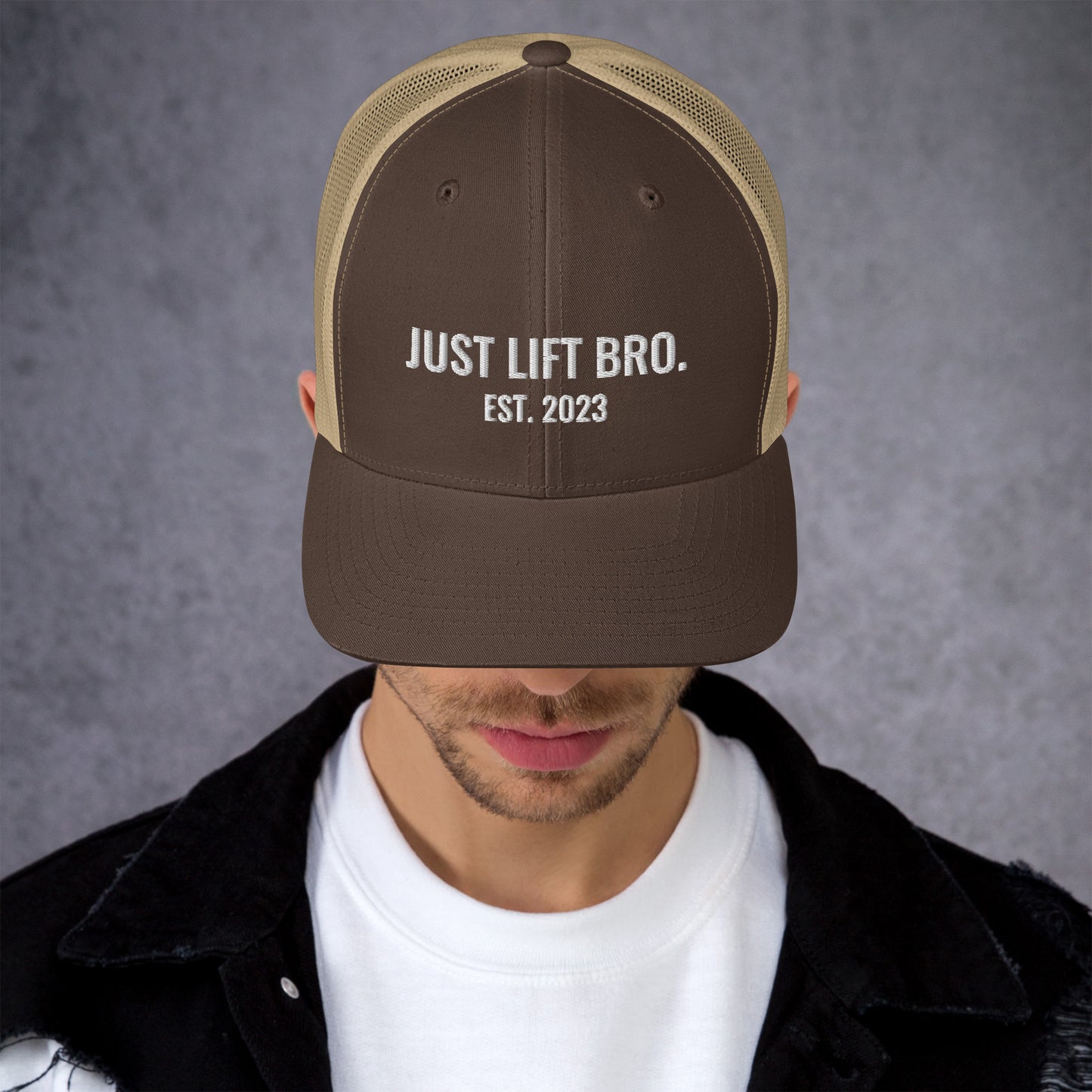 Just Lift Bro. Trucker Cap