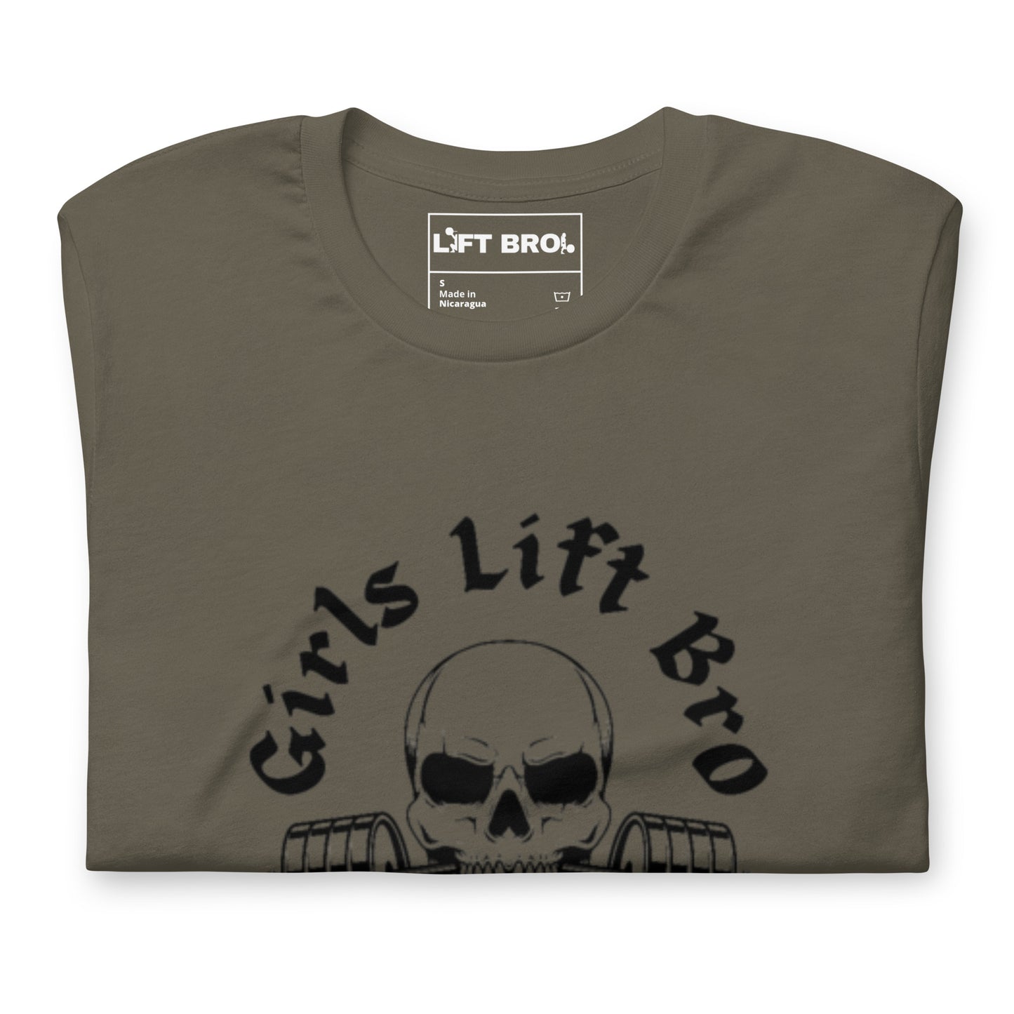 Girls Lift Bro. Skull Tee